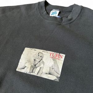 Turn Clothing 80s Vintage Jerzees Super Sweats Pin-Up Girl Crewneck Sweatshirt
